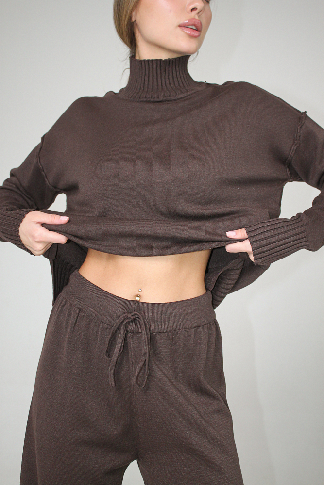 КОСТЮМ ТРИКОТАЖНЫЙ ОВЕРСАЙЗ