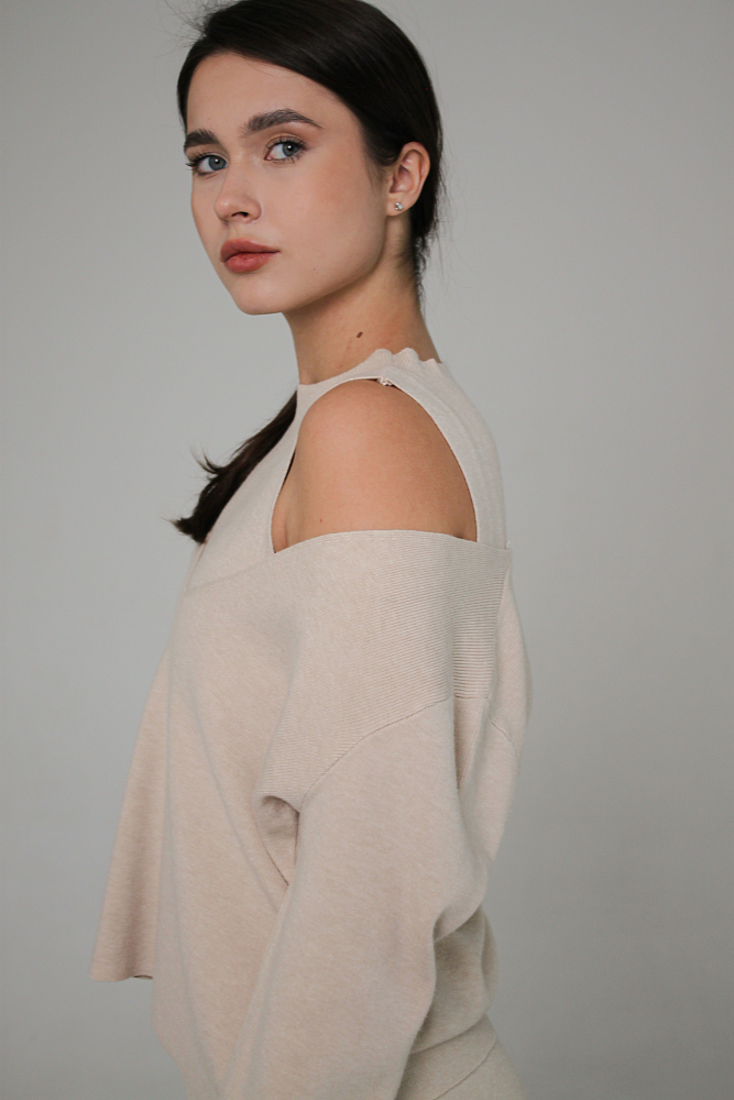 КОСТЮМ ТРИКОТАЖНЫЙ ОВЕРСАЙЗ