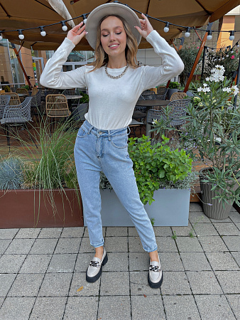 Джинсы MOM FIT с высокой посадкой