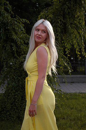 Льняной комбинезон