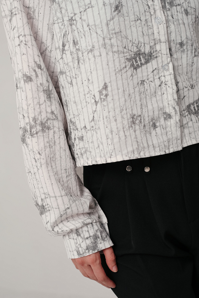 Комплект oversize рубашка и топ
