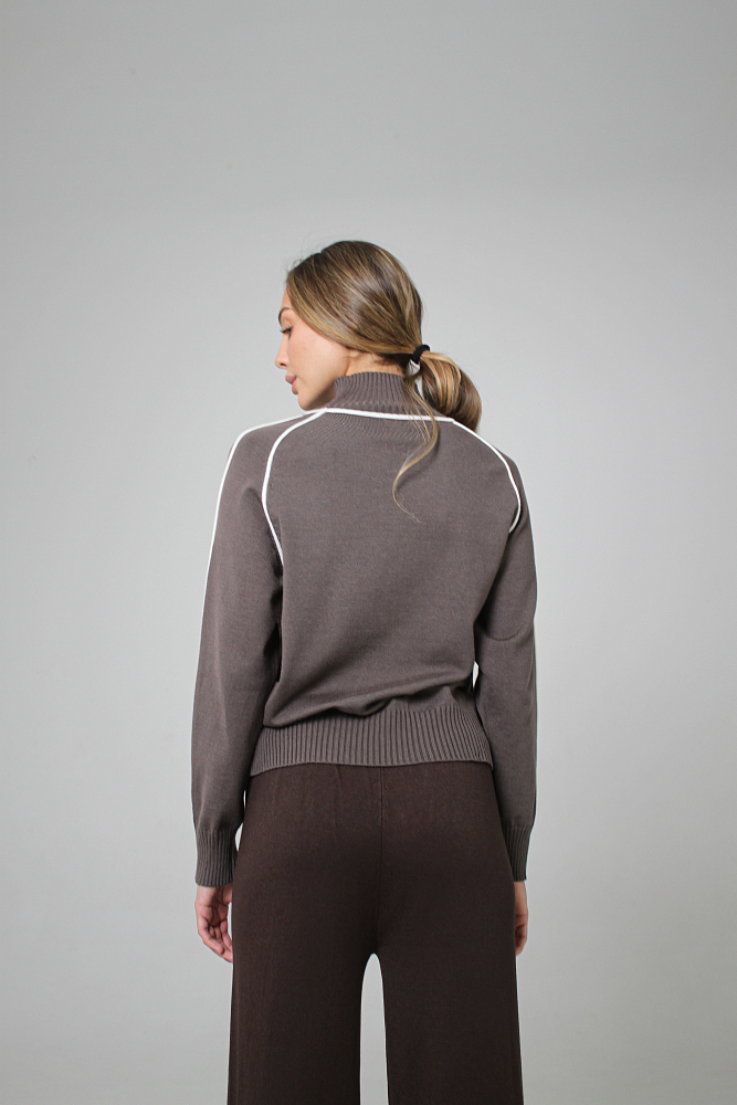 ДЖЕМПЕР ТРИКОТАЖНЫЙ ОВЕРСАЙЗ