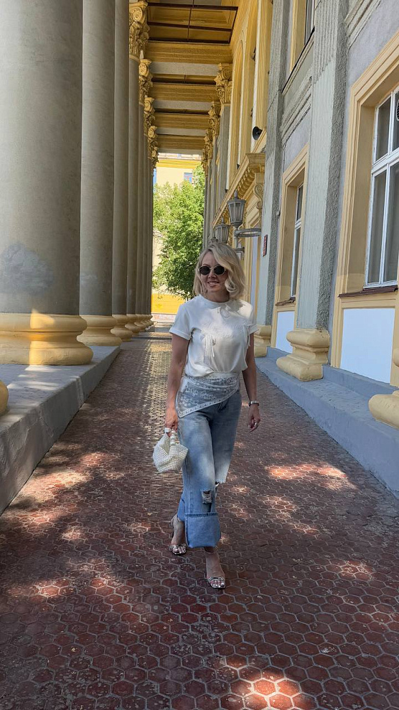 Хлопковая футболка 