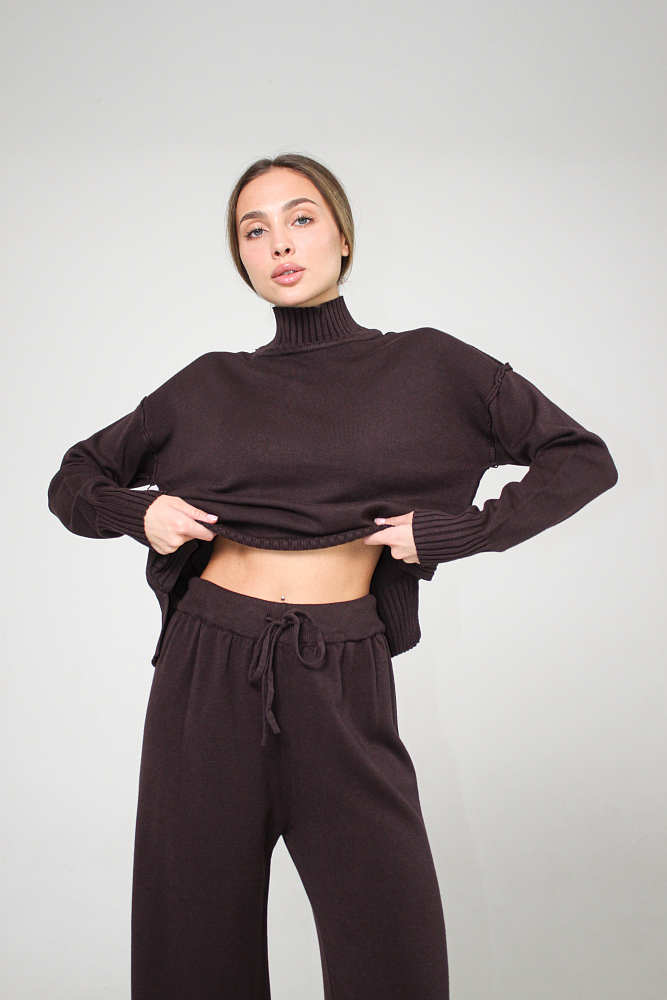 КОСТЮМ ТРИКОТАЖНЫЙ ОВЕРСАЙЗ