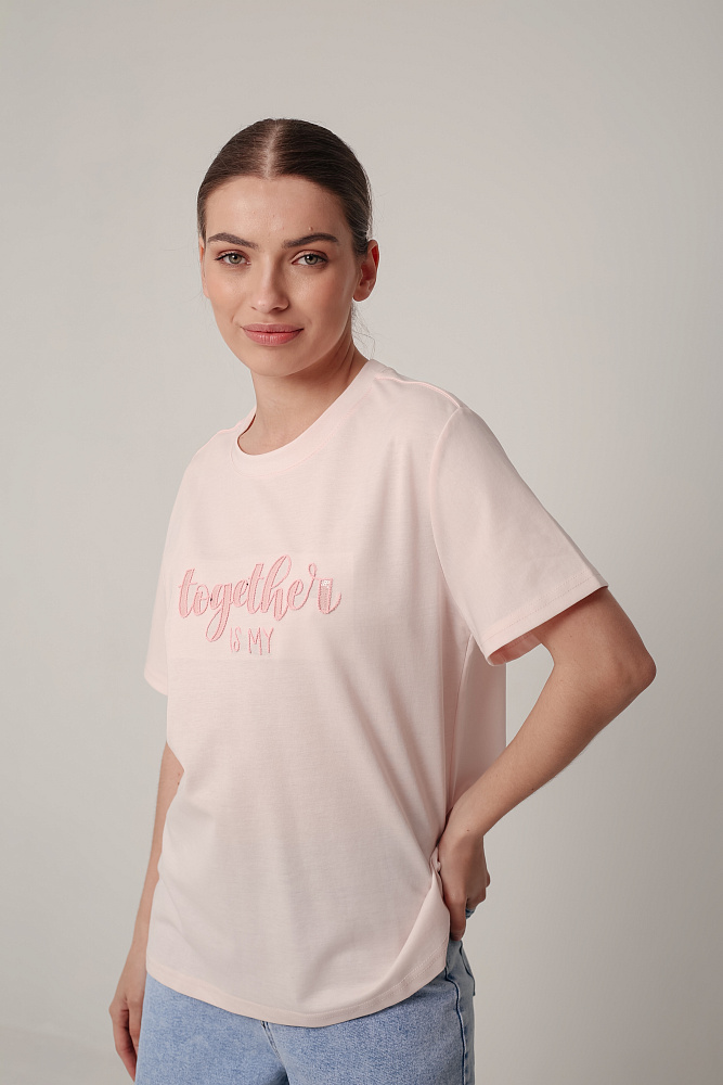 Футболка oversize с надписями