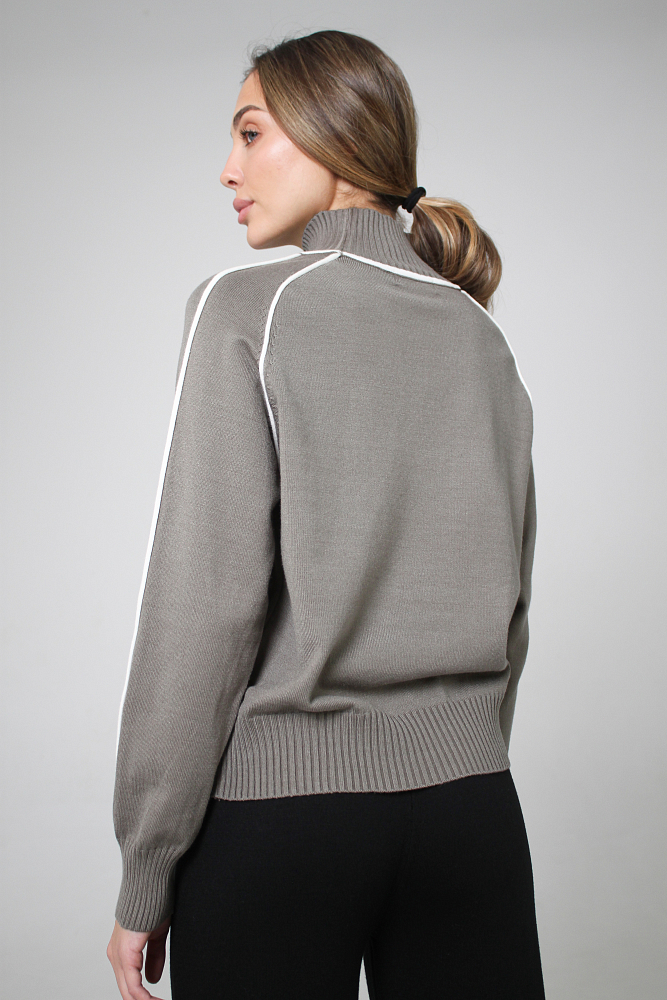 ДЖЕМПЕР ТРИКОТАЖНЫЙ ОВЕРСАЙЗ