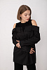 Рубашка с открытыми плечами oversize 