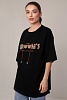 Футболка oversize с цепочкой