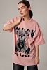 Футболка oversize с принтом мишки