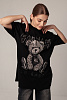 Футболка oversize с принтом мишки