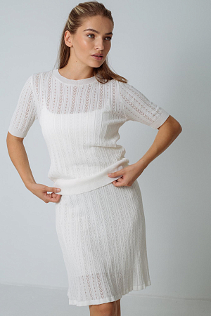 Костюм футболка и юбка oversize