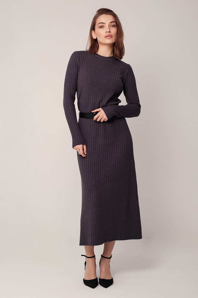 Платье oversize с ремнем
