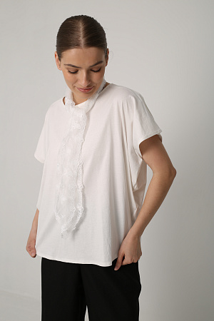 Футболка oversize из хлопка