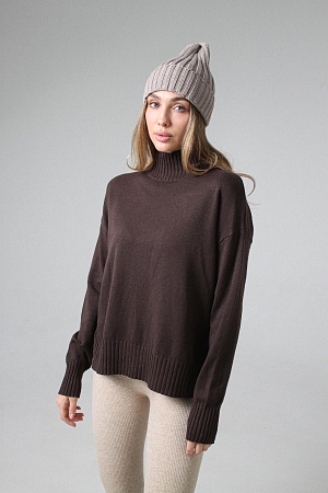 ДЖЕМПЕР С ВОРОТНИКОМ СТОЙКОЙ