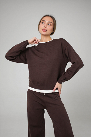 КОСТЮМ ТРИКОТАЖНЫЙ ОВЕРСАЙЗ