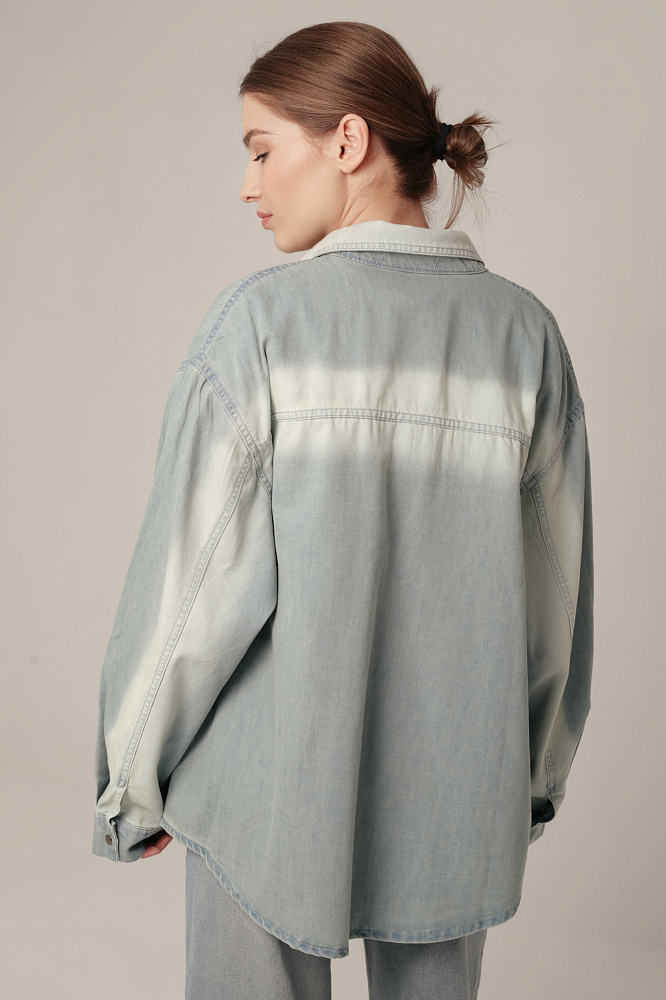 Рубашка джинсовая oversize