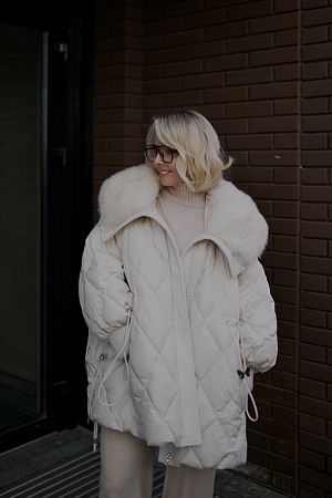 ПУХОВИК С НАТУРАЛЬНЫМ МЕХОМ